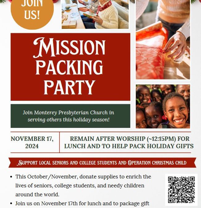 MPC Mission Packing Party